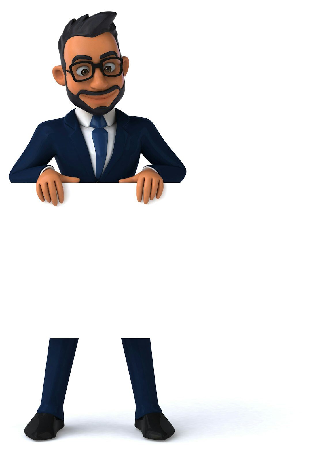 Belgian businessman of Moroccan descent wearing glasses and a shirt